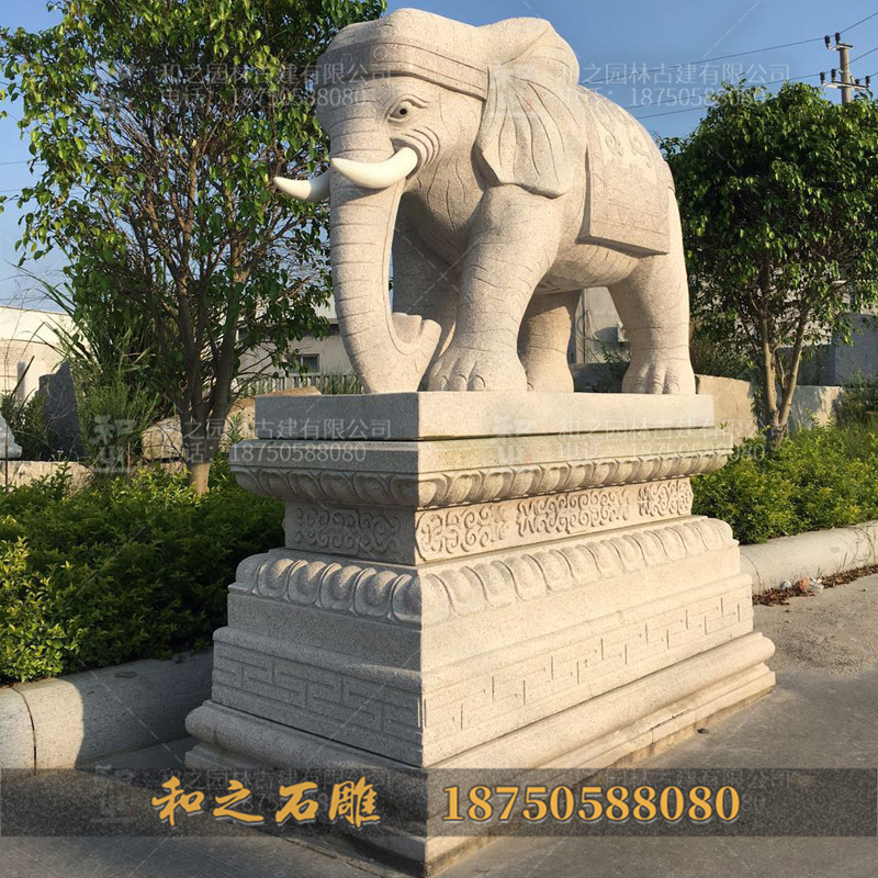大象石雕价格