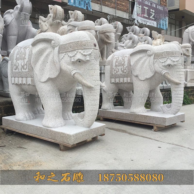 大象石雕艺术