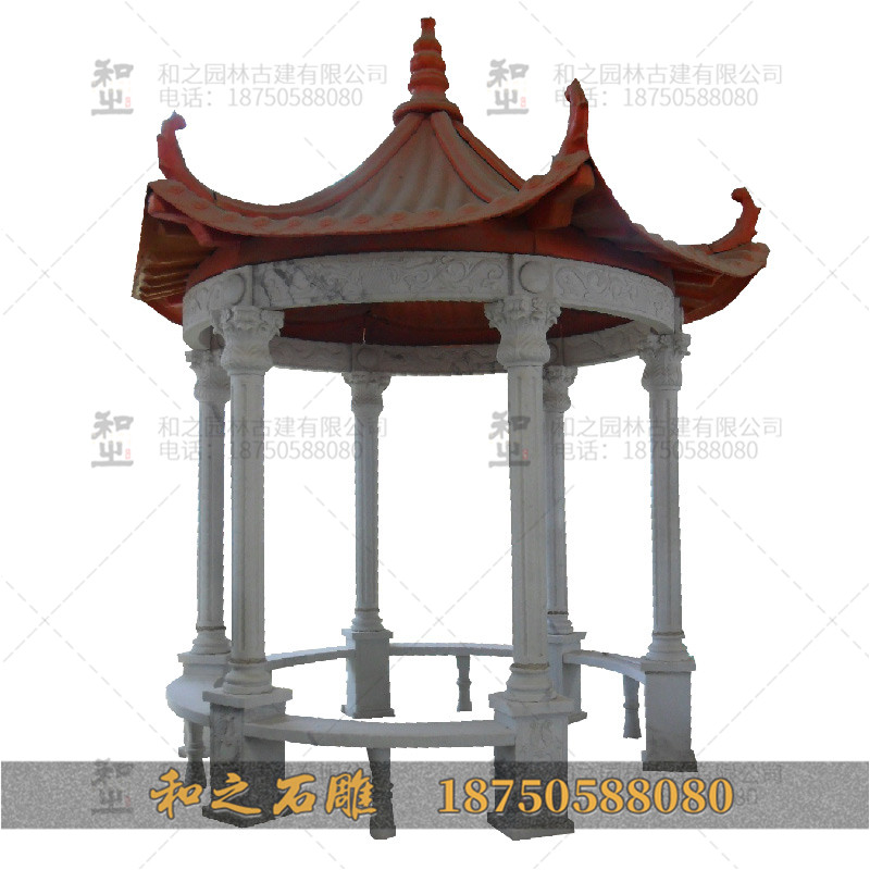 石雕凉亭 石雕凉亭