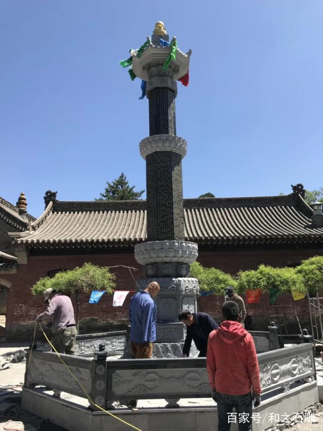 石雕经幢塔 石雕经幢塔