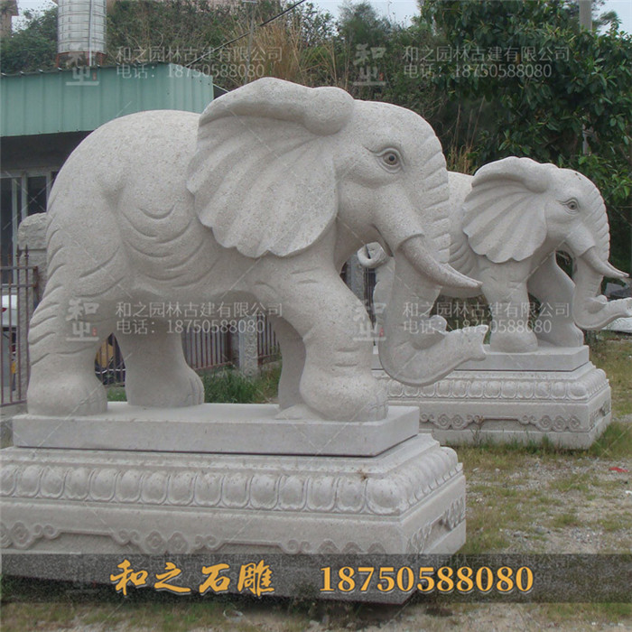 石雕大象寓意