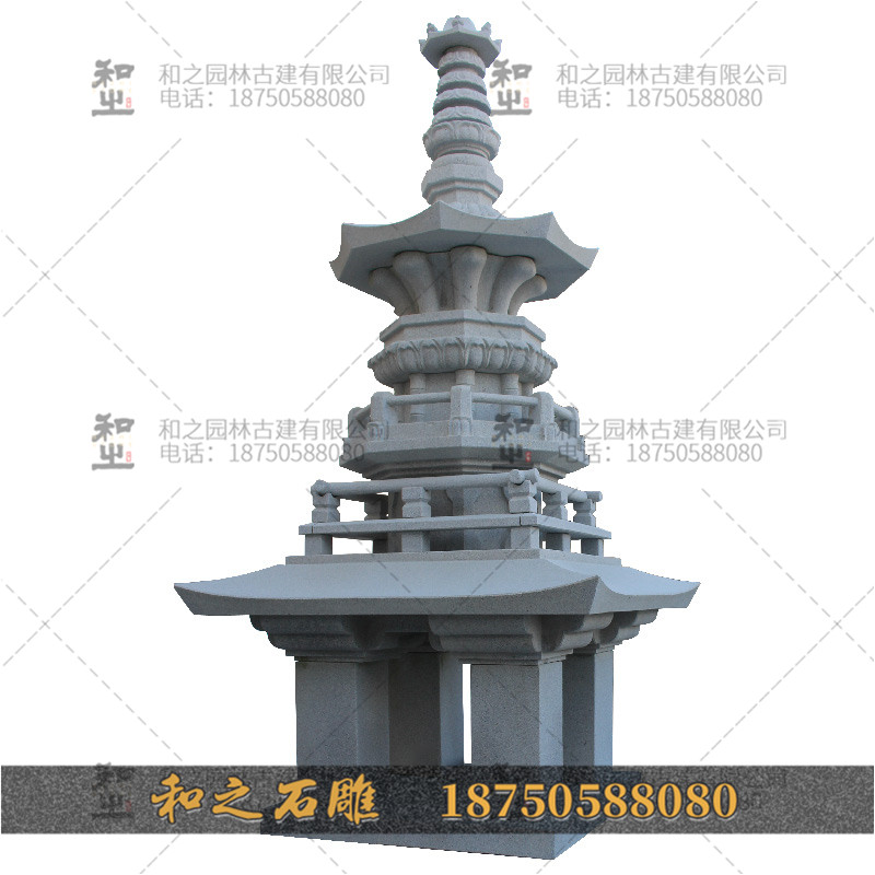 石雕佛塔图片
