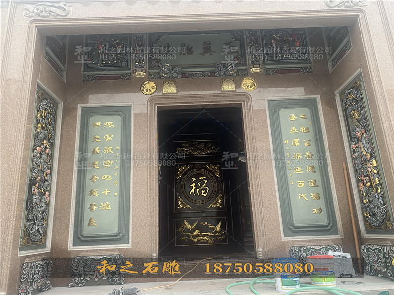 祠堂石雕浮雕墙 祠堂石雕浮雕墙