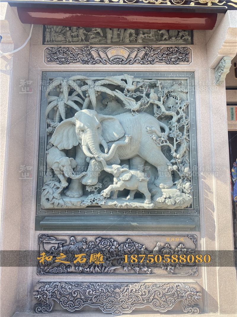 浮雕壁堵石