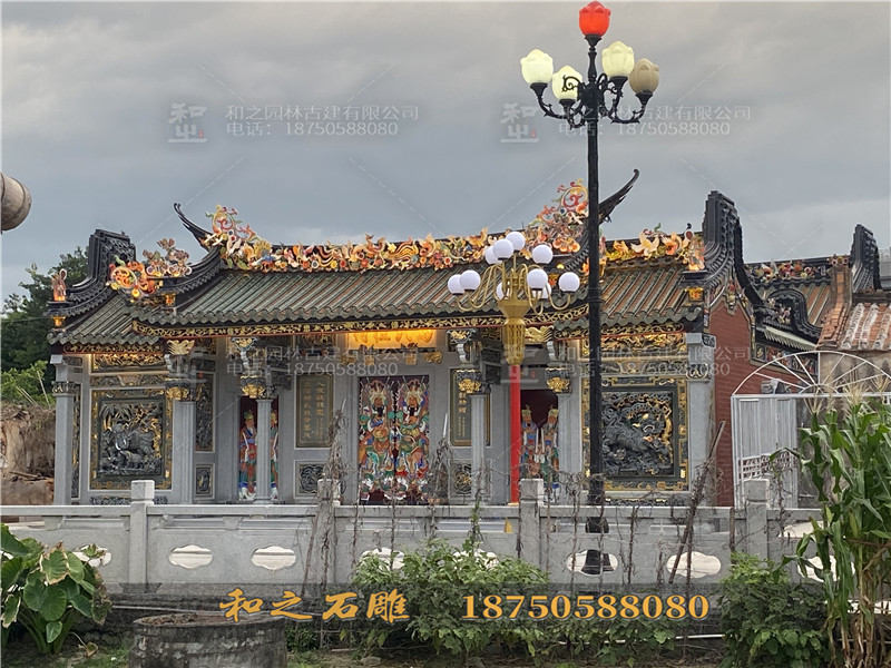 祠堂石雕浮雕墙